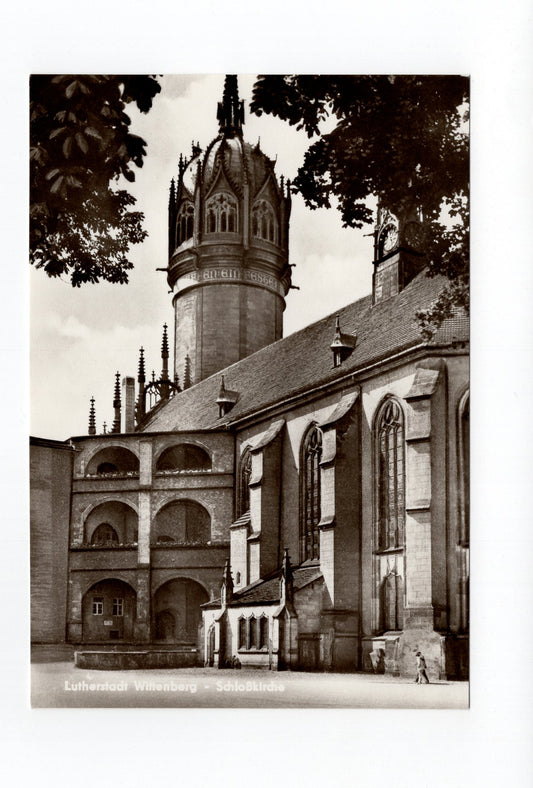 Ansichtskarte Lutherstadt Wittenberg / Schlosskirche