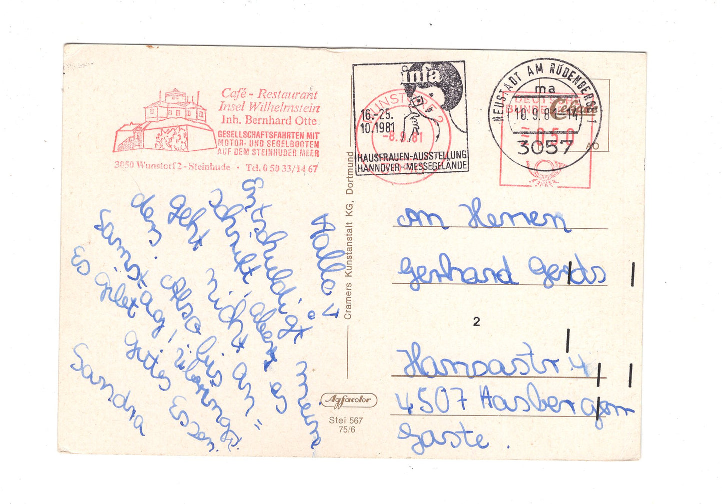 Ansichtskarte So schön ist es am Steinhuder Meer / H1-61