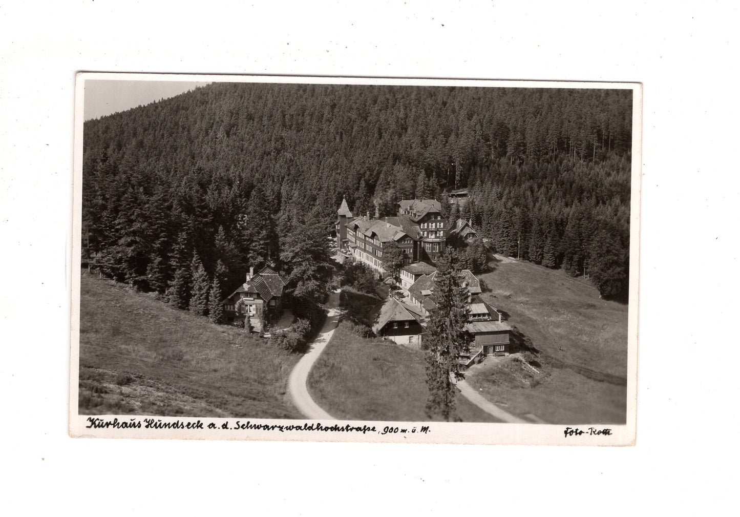 Ansichtskarte Kurhaus Hundseck an der Schwarzwaldhochstraße / K1-48