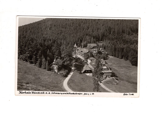 Ansichtskarte Kurhaus Hundseck an der Schwarzwaldhochstraße / K1-48