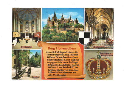 Ansichtskarte Burg Hohenzollern