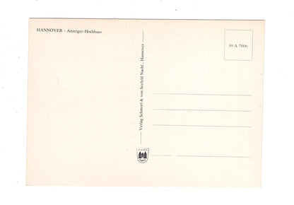 Ansichtskarte Hannover / Anzeiger-Hochhaus / J1-55