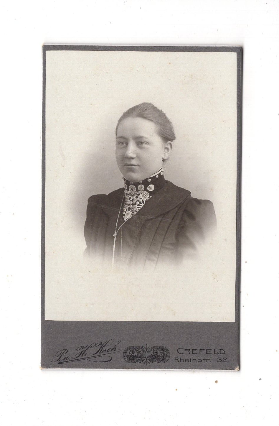 Fotografie Damenportrait - Krefeld um 1900