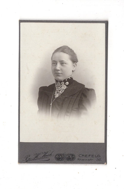 Fotografie Damenportrait - Krefeld um 1900
