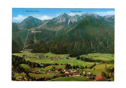 Ansichtskarte Achberg und Ettenhausen im Achental / Bayerische Alpen