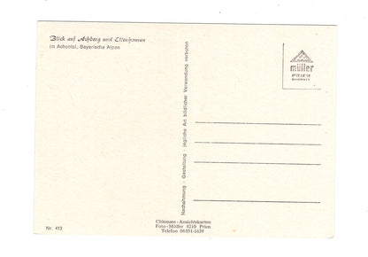 Ansichtskarte Achberg und Ettenhausen im Achental / Bayerische Alpen