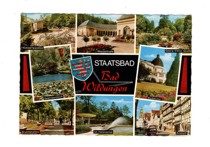 Ansichtskarte Bad Wildungen / Badehotel / Wandelhalle +++