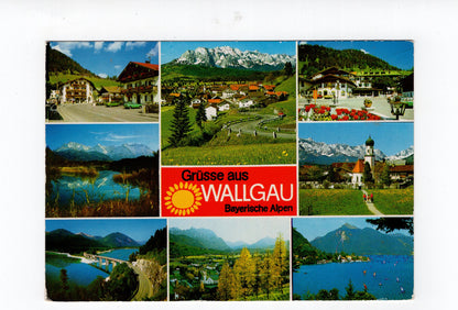 Ansichtskarte Wallgau / Bayerische Alpen