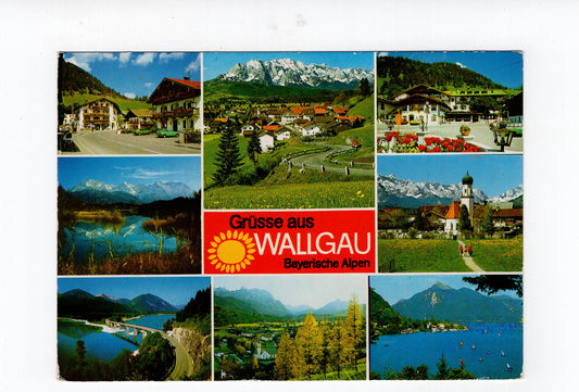 Ansichtskarte Wallgau / Bayerische Alpen