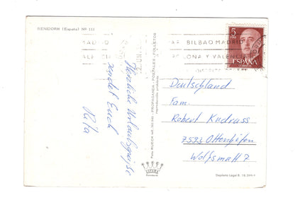 Ansichtskarte Benidorm / Spanien