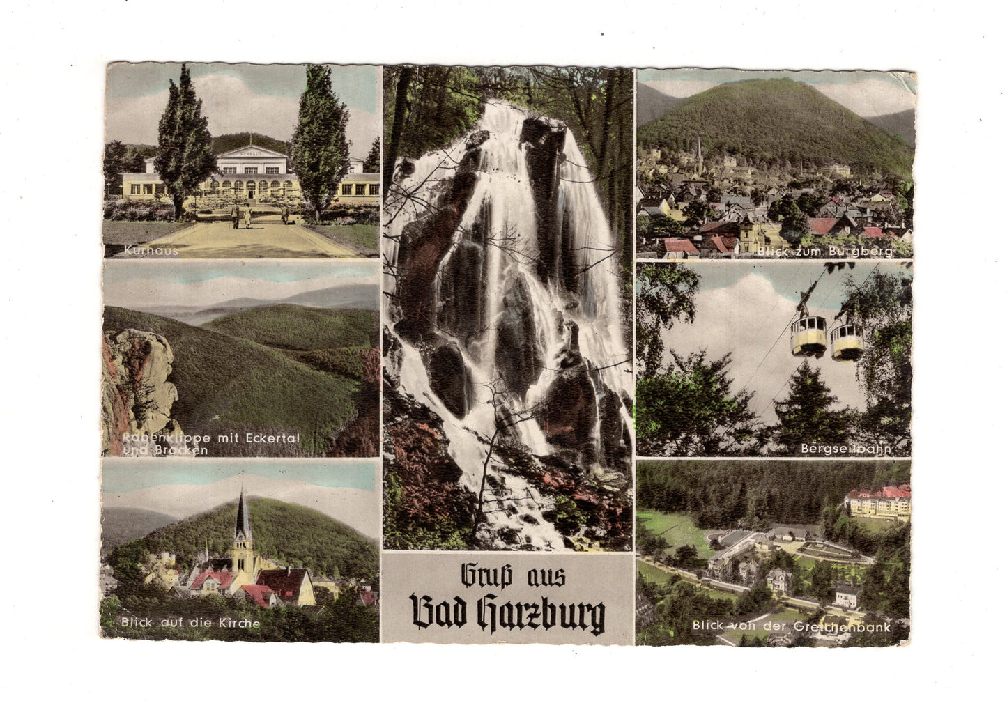Ansichtskarte Bad Harzburg / Kurhaus / Bergseilbahn +++