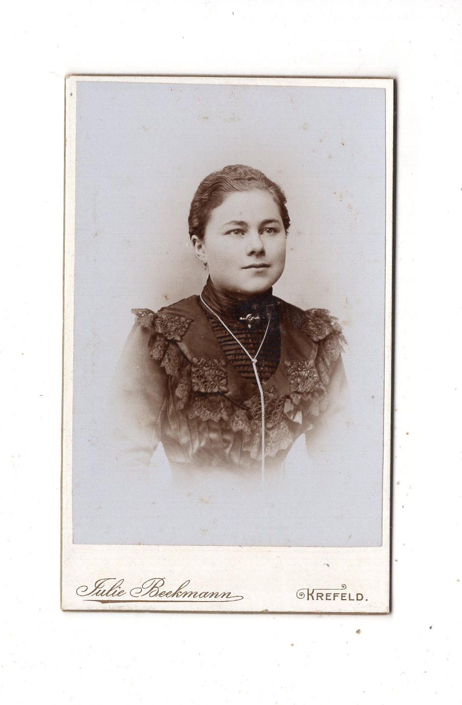 Fotografie Damenportrait - Krefeld 1890er