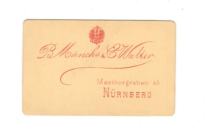 Fotografie Damenportrait - Nürnberg 1870er / CDV C1-10