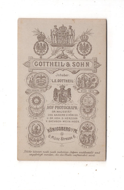 Fotografie Feines Paar - Königsberg in Preußen 1890er