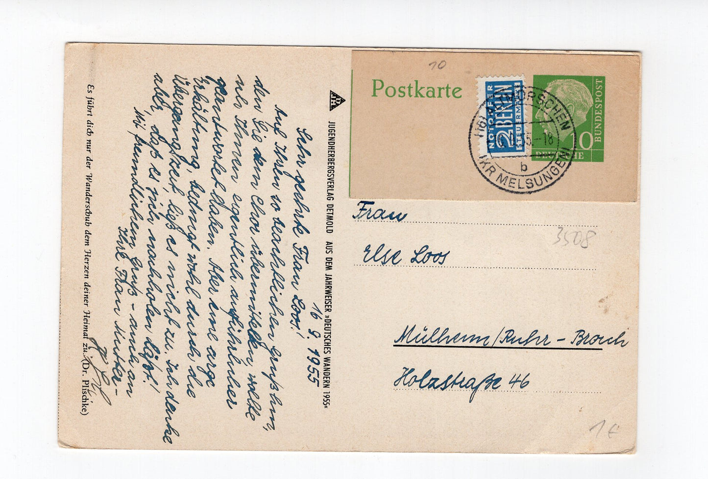 Ansichtskarte Wiesenbach