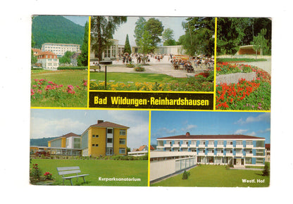 Ansichtskarte Bad Wildungen-Reinhardshausen / Kurparksanatorium +++