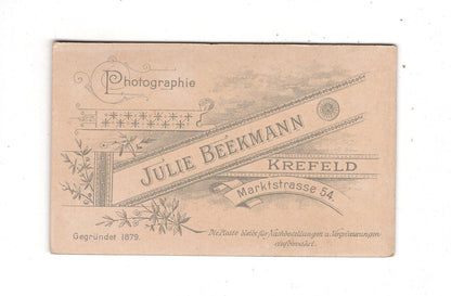 Fotografie Damenportrait - Krefeld 1890er