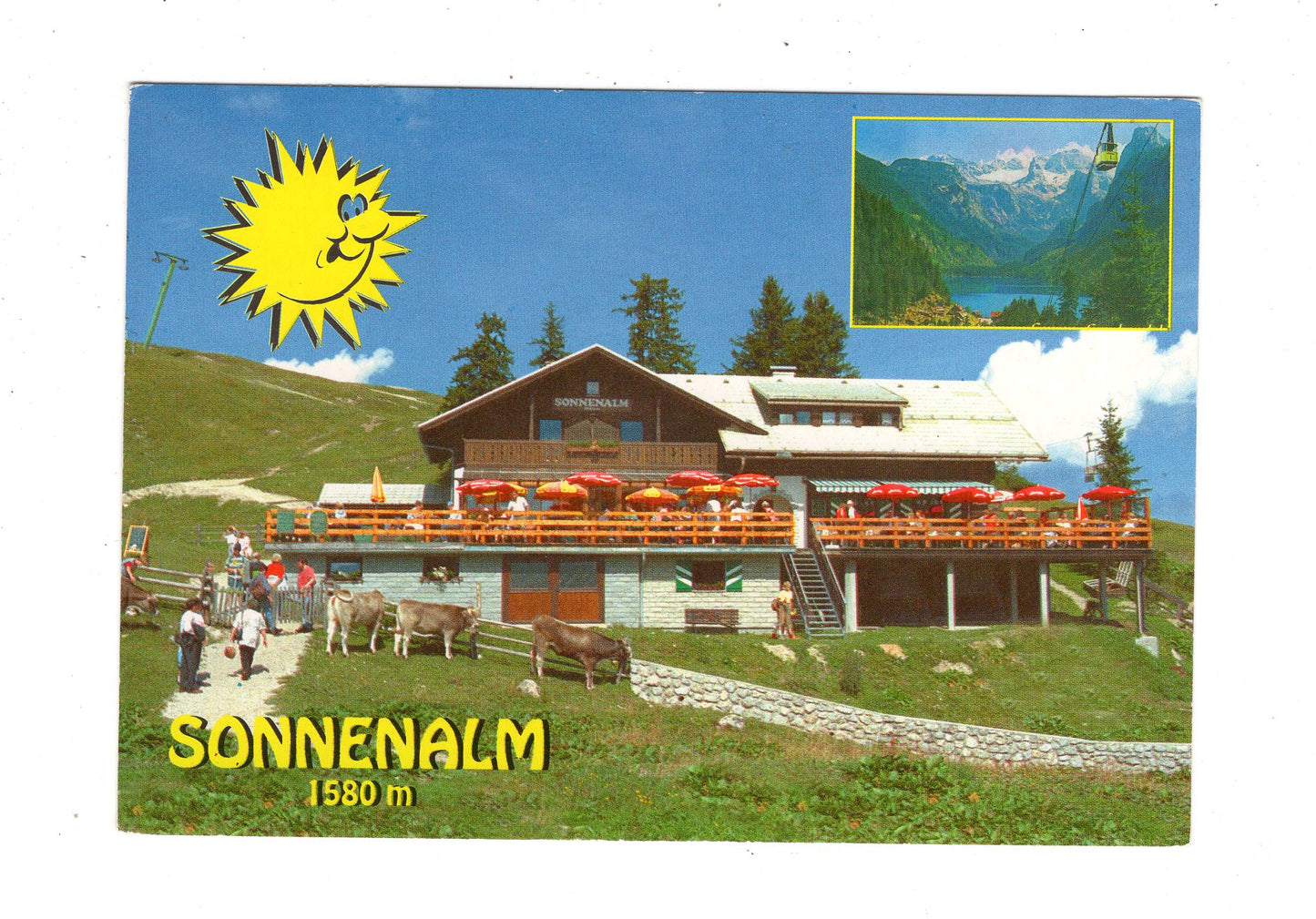 Ansichtskarte Berghaus Sonnenalm / Gosau / Österreich / N1-70