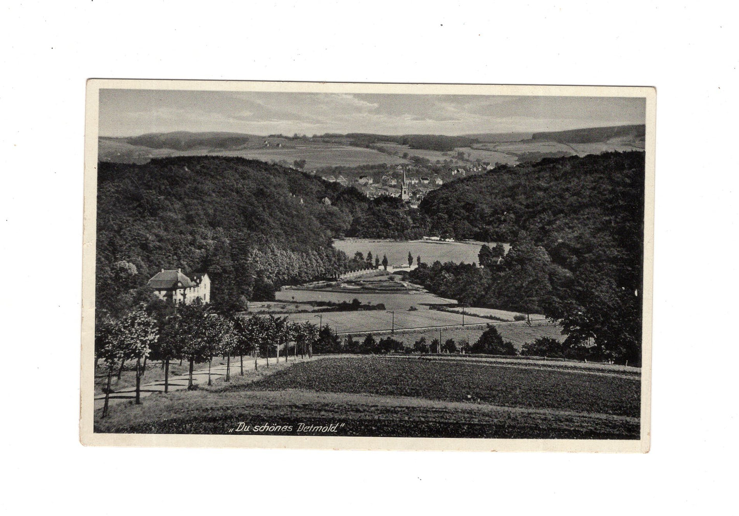 Ansichtskarte Du schönes Detmold