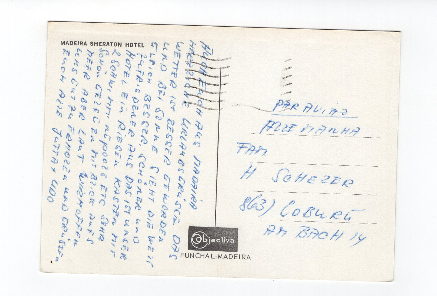 Ansichtskarte Madeira Sheraton Hotel / Portugal