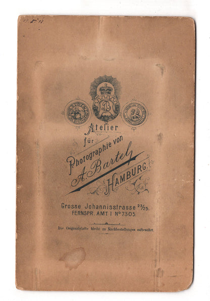 Fotografie Feiner Herr - Hamburg 1890er / CAB W-35