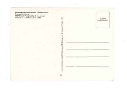 Ansichtskarte Gasthaus & Pension Landwassereck / Elzach-Oberprechtal / K1-48