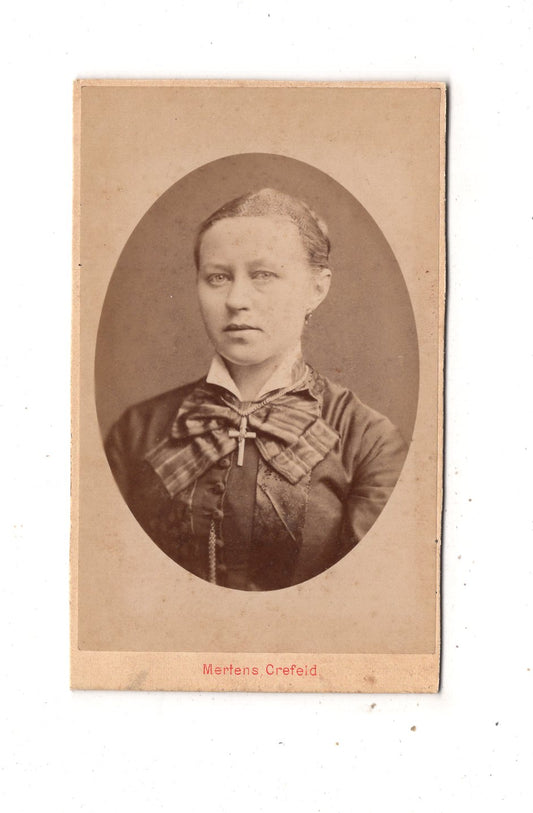 Fotografie Damenportrait - Krefeld um 1880