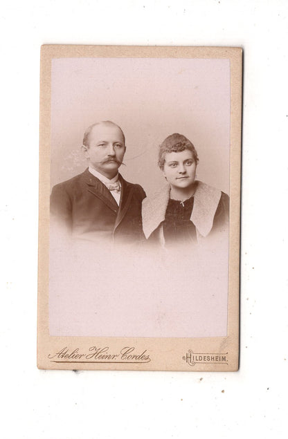 Fotografie Feines Paar - Hildesheim 1890er