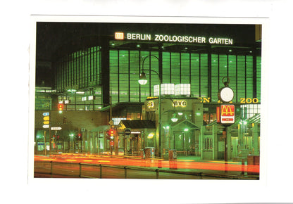 Ansichtskarte Berlin / Bahnhof Zoo