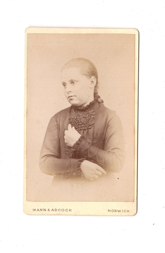 Fotografie Damenportrait - Norwich 1880er / CDV C1-10