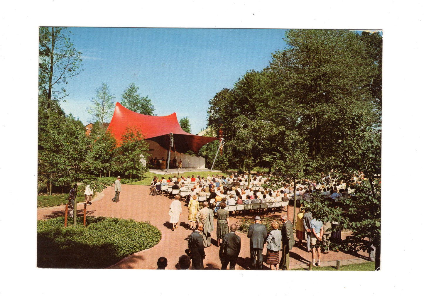 Ansichtskarte Bad Sassendorf / Musik-Pavillon im Kurpark