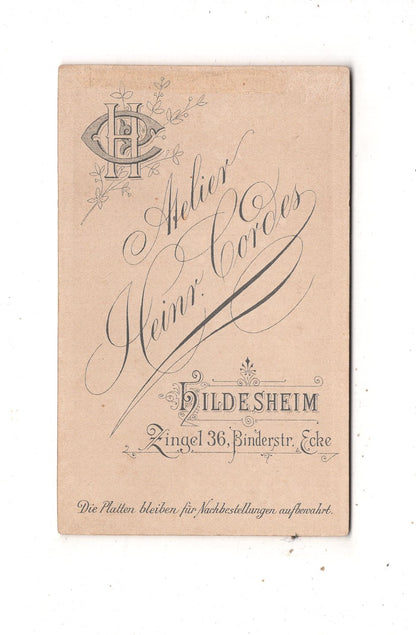 Fotografie Feines Paar - Hildesheim 1890er