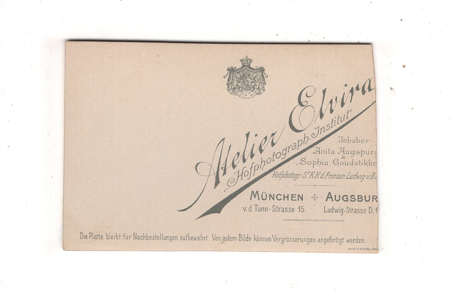 Fotografie Niedliche kleine Kinder - München / Augsburg 1890er