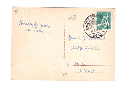 Ansichtskarte Schloss-Hotel / Hirschhorn / Neckar / H1-61