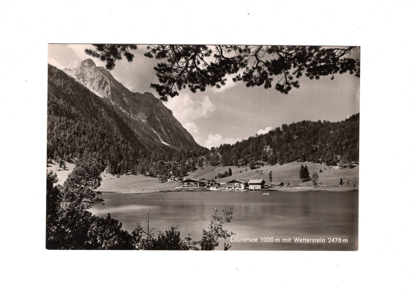 Ansichtskarte Lautersee mit Wetterstein / I1-59