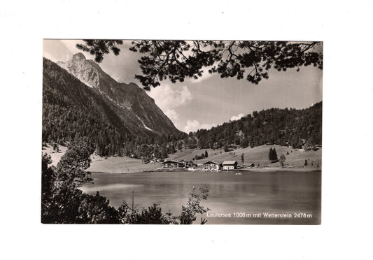 Ansichtskarte Lautersee mit Wetterstein / I1-59
