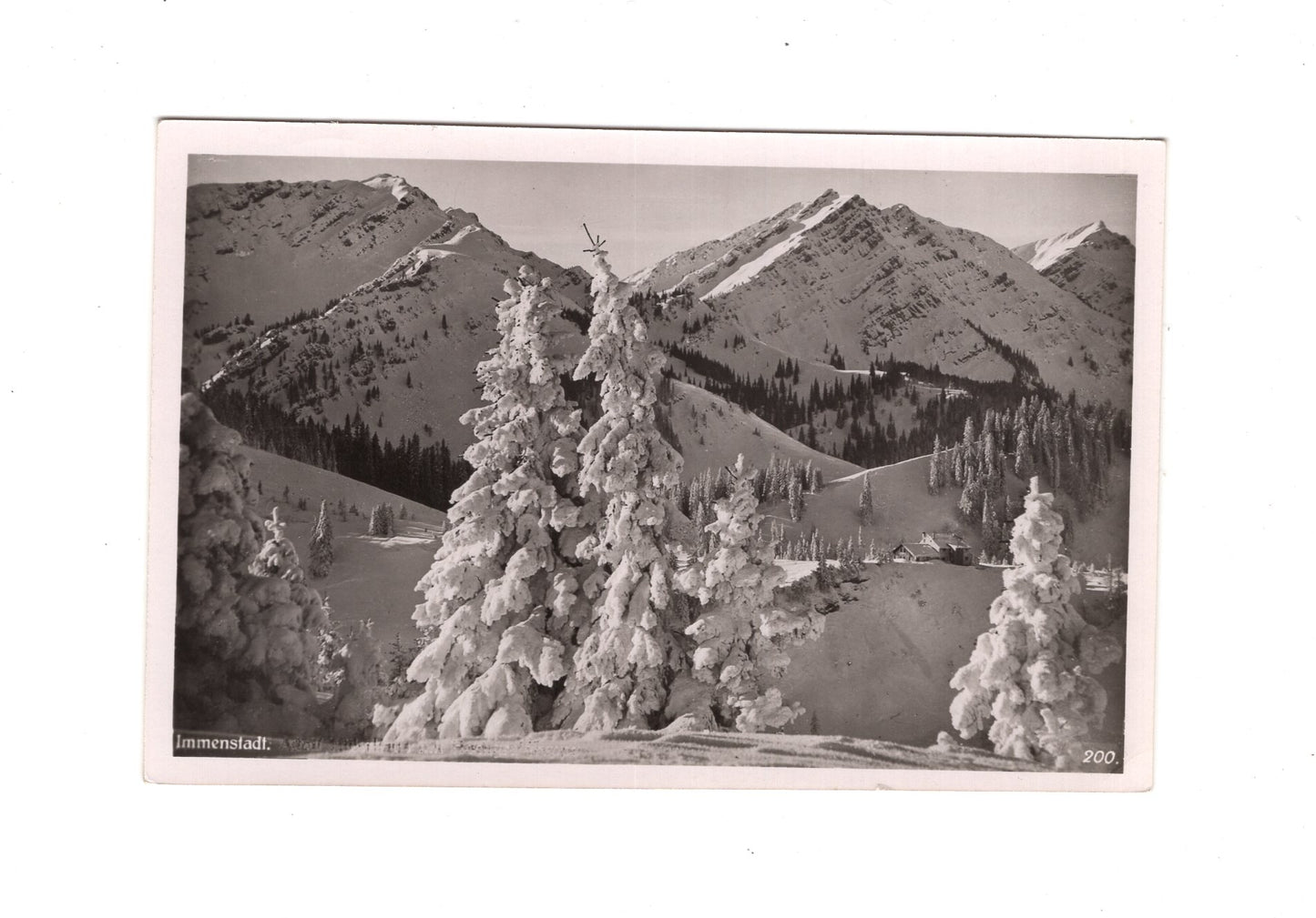 Ansichtskarte Naturfreundehaus bei Immenstadt / Allgäu