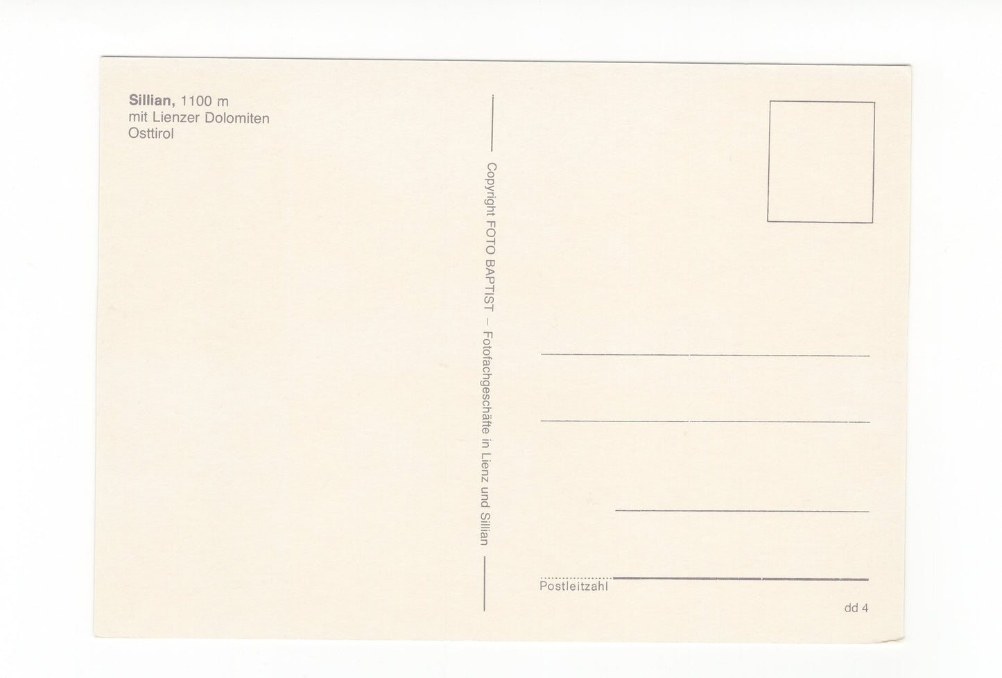 Ansichtskarte Sillian / Osttirol / Tirol / Österreich