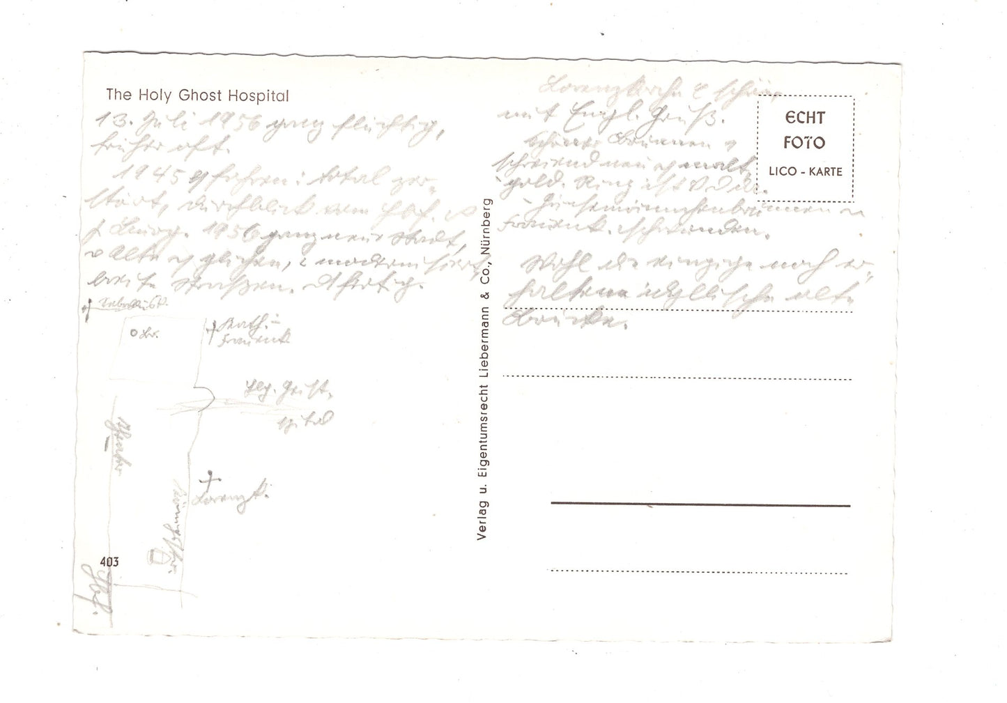 Ansichtskarte Nürnberg / Heiliggeistspital / M1-53