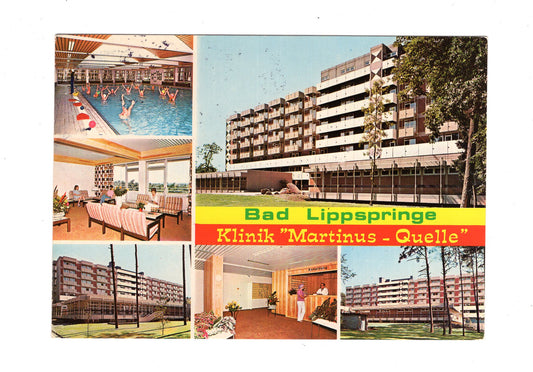 Ansichtskarte Bad Lippspringe / Klinik Martinus-Quelle