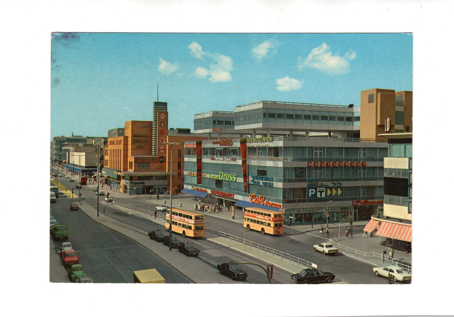 Ansichtskarte Berlin-Steglitz / Schlossstraße mit Forum