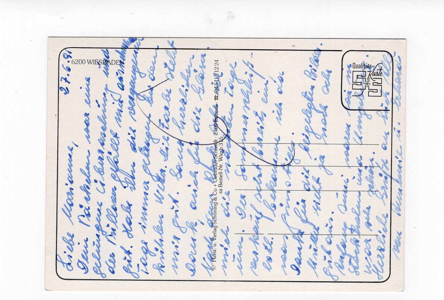 Ansichtskarte Landeshauptstadt Wiesbaden