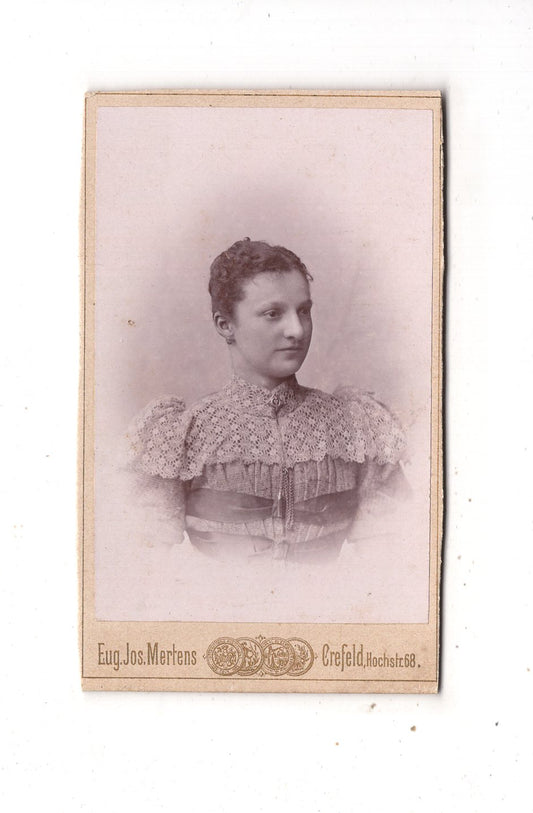 Fotografie Damenportrait - Krefeld 1890er