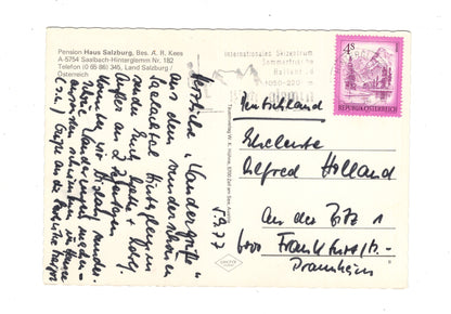 Ansichtskarte Pension Haus Salzburg / Hinterglemm / Land Salzburg / Österreich