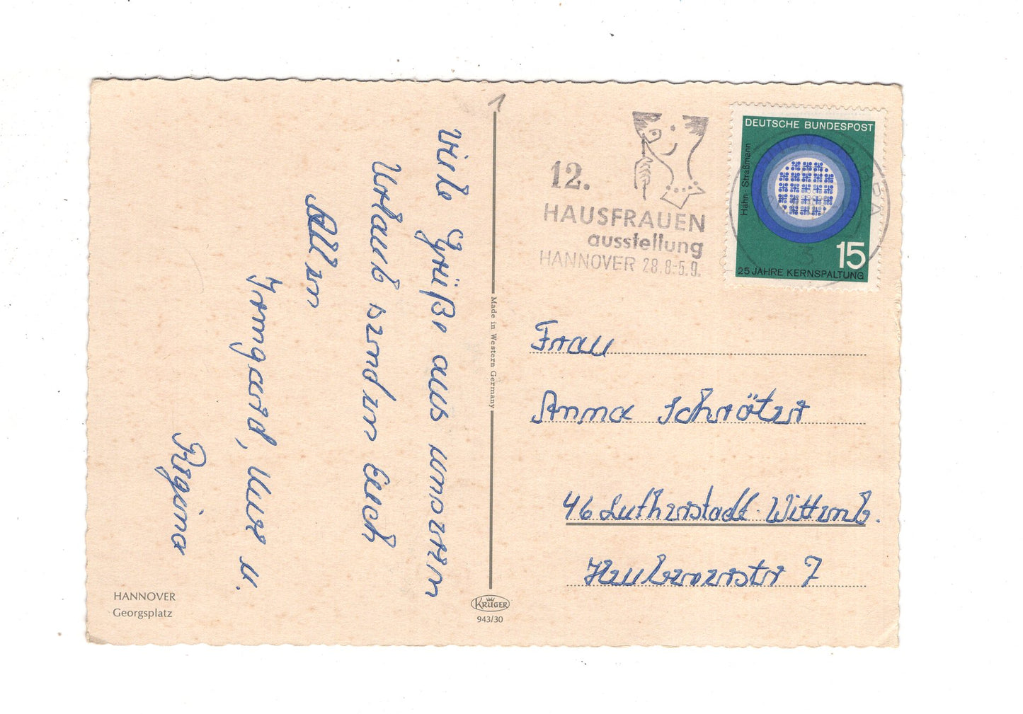 Ansichtskarte Hannover / Georgsplatz / J1-55