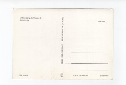 Ansichtskarte Lutherstadt Wittenberg / Schlosskirche
