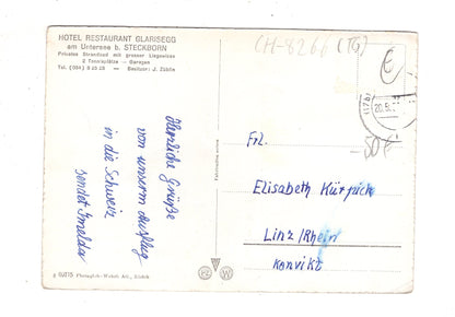 Ansichtskarte Hotel Restaurant Glarisegg am Untersee bei Steckborn / Schweiz