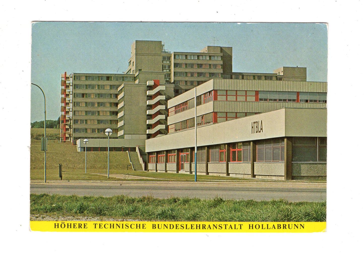 Ansichtskarte Höhere Technische Lehranstalt Hollabrunn / Österreich / O1-53