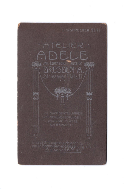 Fotografie Feine Dame mit Baby - Dresden 1910er