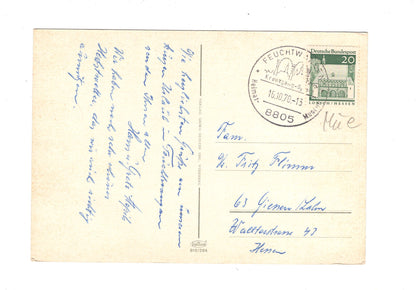 Ansichtskarte Grüße von der Romantischen Straße / H1-61